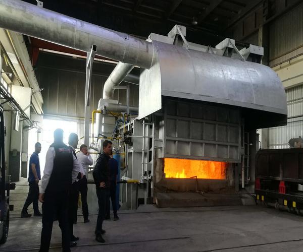 铸造平台熔炼炉燃气炉工业炉机械设备博斯特融创铝棒熔铸生产线